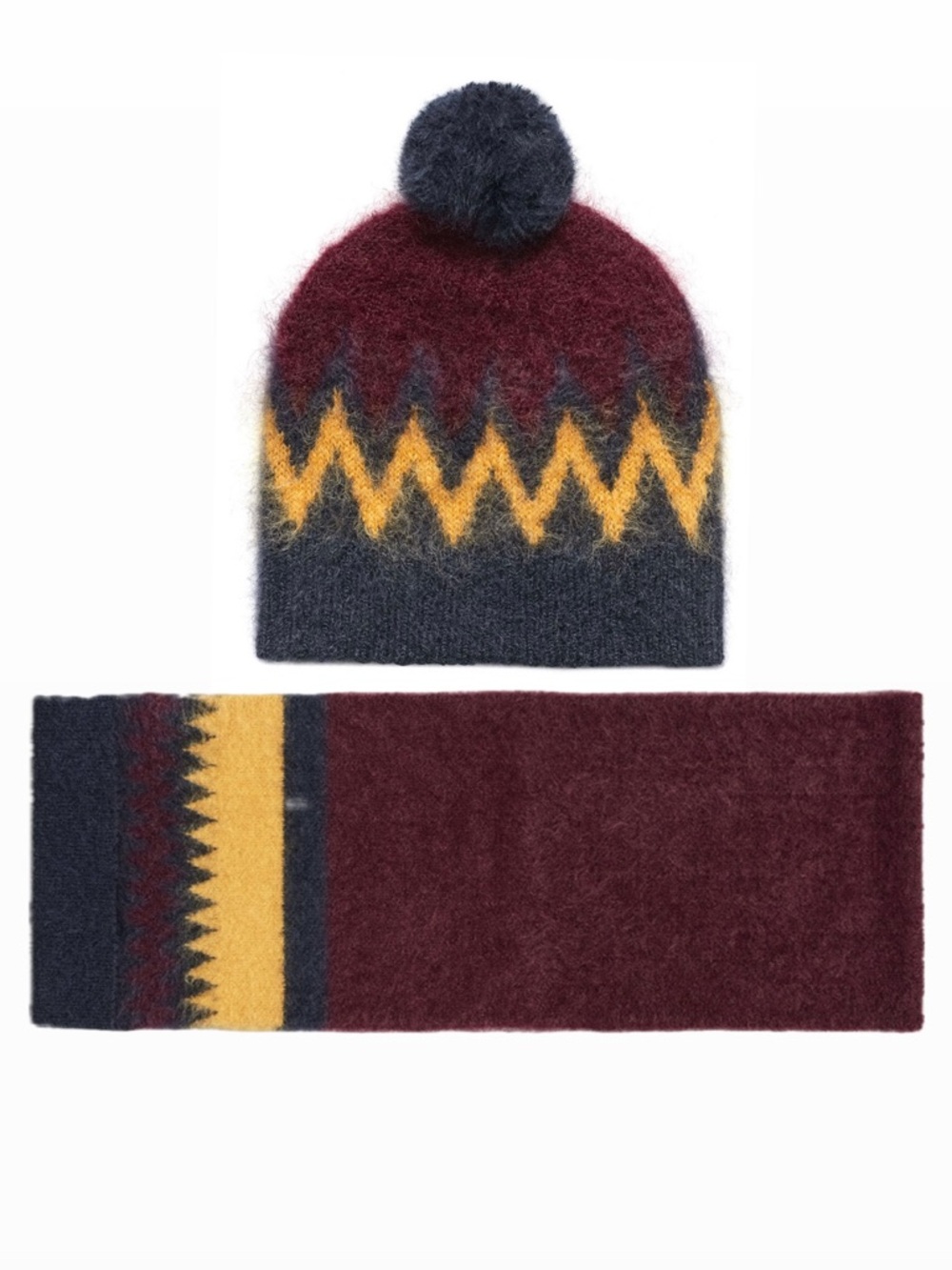 •ERDEM X H&M Collaboration Hat & Scarf Set